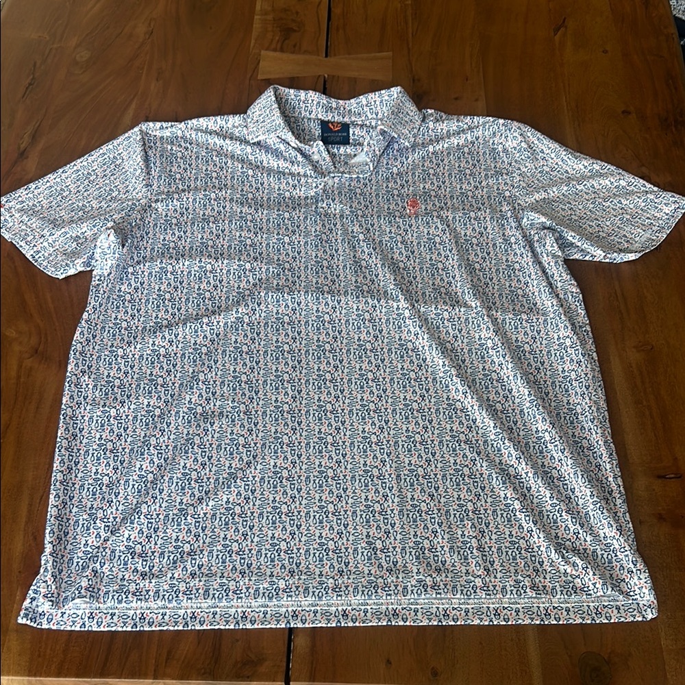Donald Ross Patterned Polo Shirt